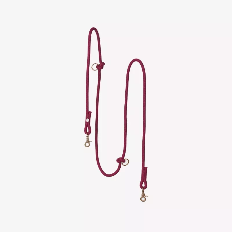 bordeaux-hands-free-braided-leash ‘Bordeaux’ – Hands Free Braided Leash