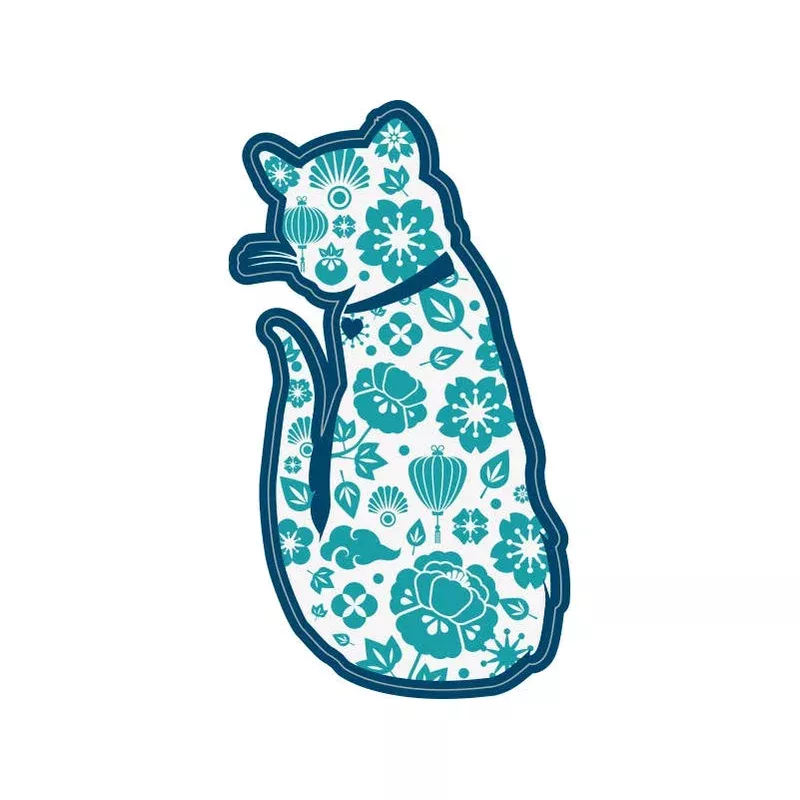 cat-figure-sticker Cat Figure Sticker