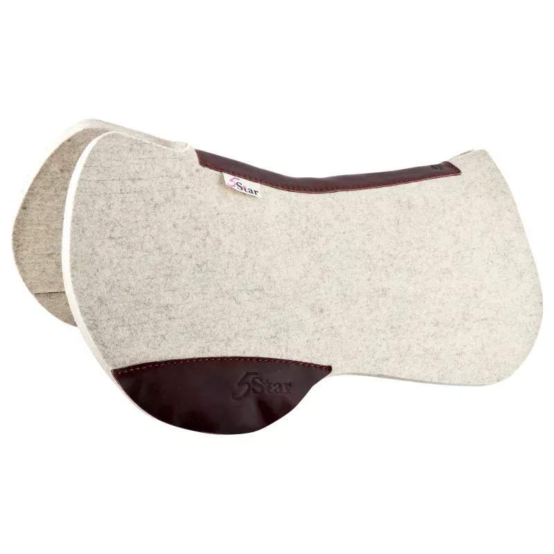 extreme-barrel-racer-5-star-saddle-pad-30-5-x-27-natural “The Extreme Barrel Racer” 5 Star Saddle Pad, 30.5 x 27″ Natural