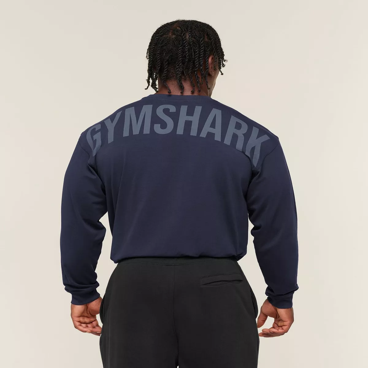 gymshark-power-long-sleeve-t-shirt-heavy-blue-shadow-blue Gymshark Power Long Sleeve T-Shirt β Heavy Blue/Shadow Blue