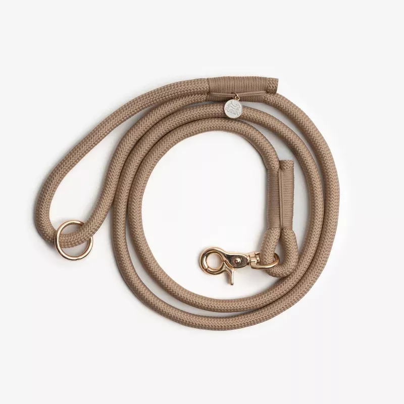 sand-braided-rope-leash ‘Sand’ – Braided Rope Leash