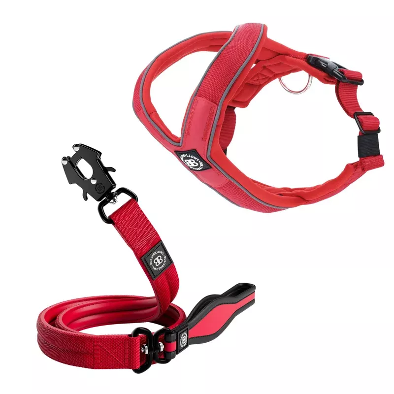 slip-on-harness-mini-combat-lead-bundle-red Slip-on Harness & Mini Combat Lead Bundle Red