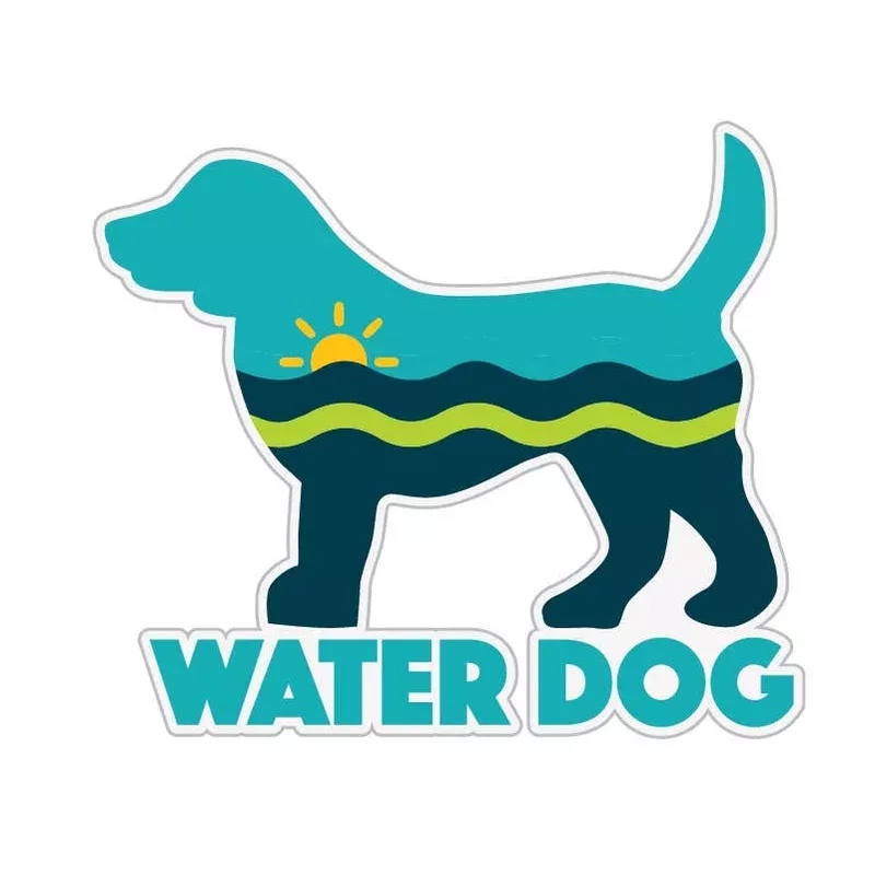 water-dog-sticker Water Dog Sticker
