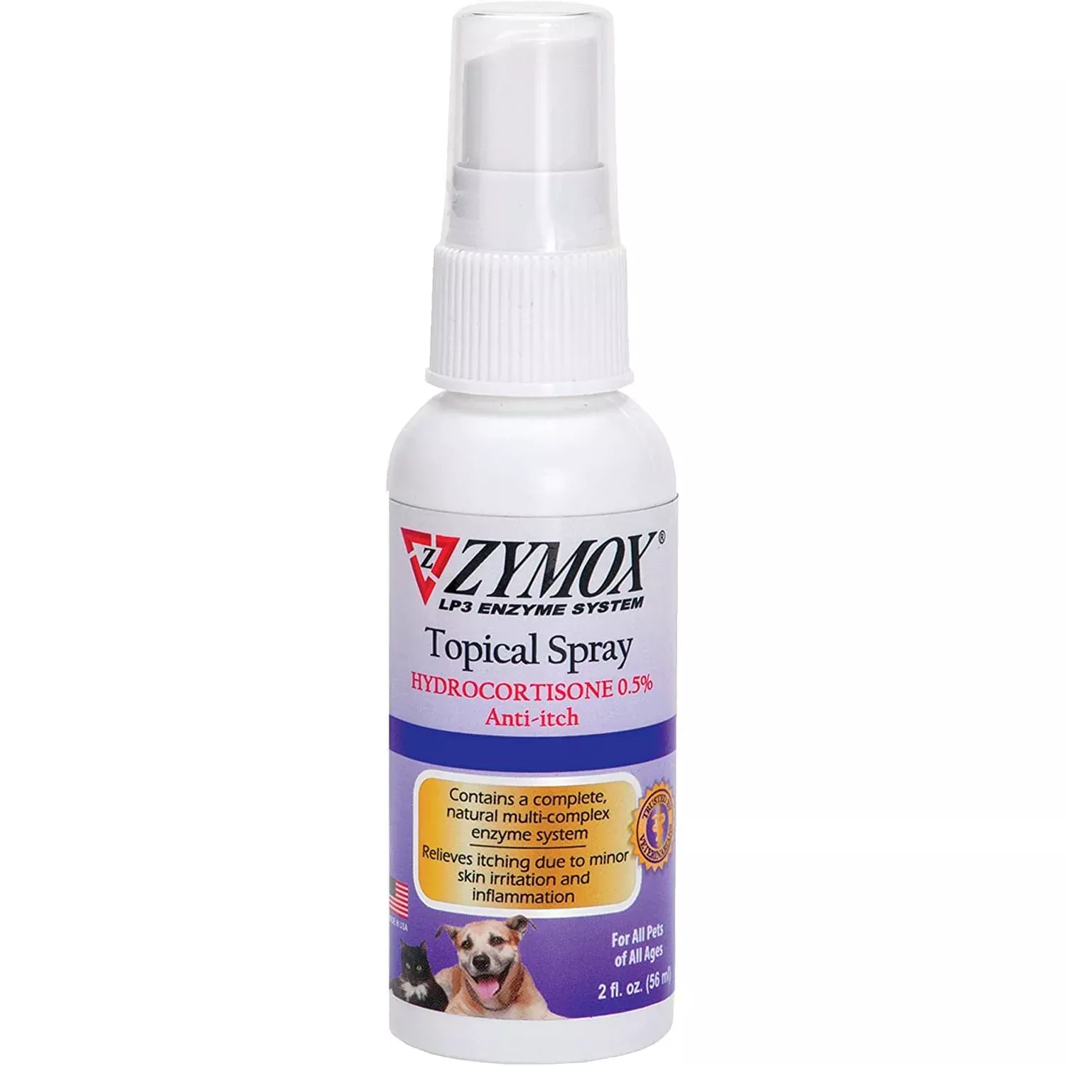 zymox-pet-topical-spray-with-hydrocortisone-dog-wound-care-2-oz Zymox Pet Topical Spray with Hydrocortisone Dog Wound Care – 2 Oz